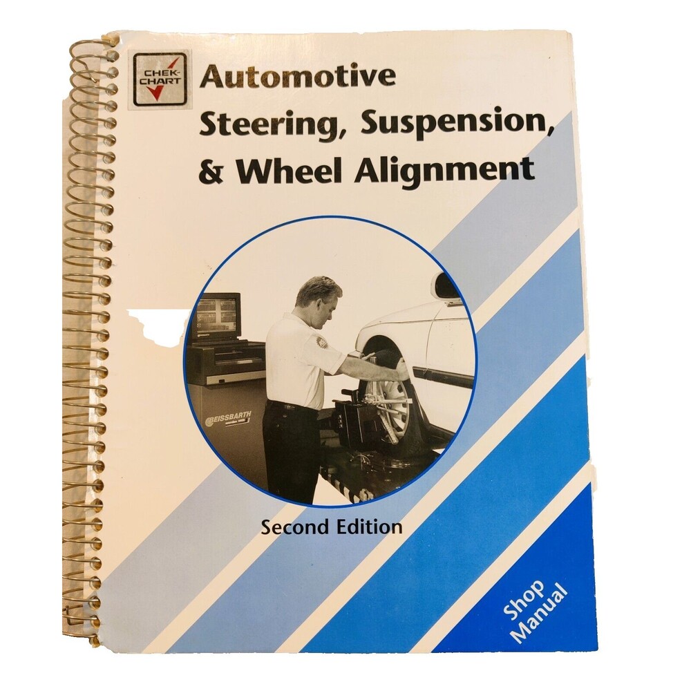 SHOP MANUAL By Chek Chart  Automotive Steering, Suspension Good Used Condition